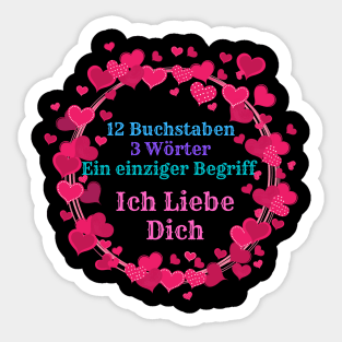 12 Buchstaben by AlexaRomani Sticker